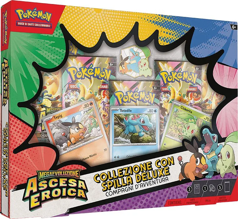 Pokemon ITA MEGAEVO Ascesa Eroica Sammlung Clipskralle Deluxe