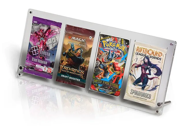 Acrylic Box Booster Pack Protection 4-Pack