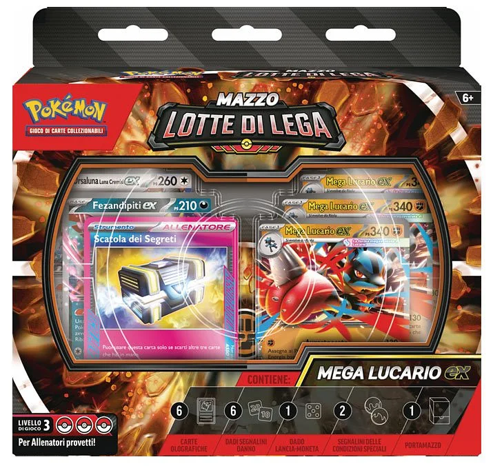 Pokemon ITA Liga-Kampfdeck Mega Lucario EX