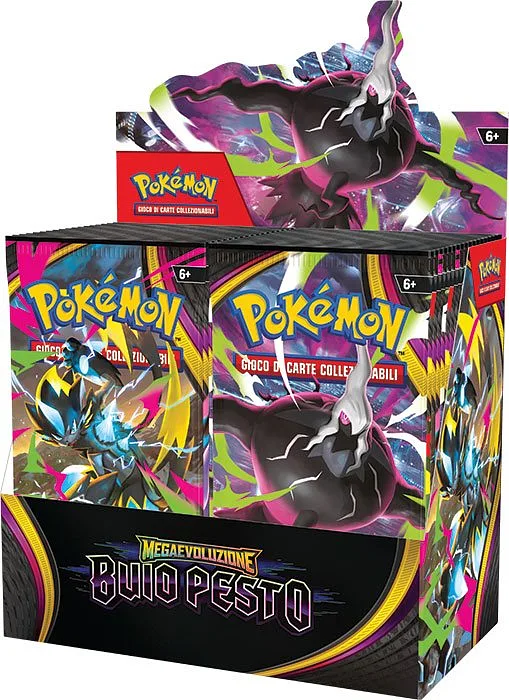 Pokemon ITA MEGAEVO Buio Pesto Display mit 36 Boostern