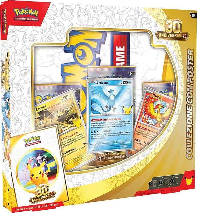 Pokemon ITA 30th Anniversario Poster Collection