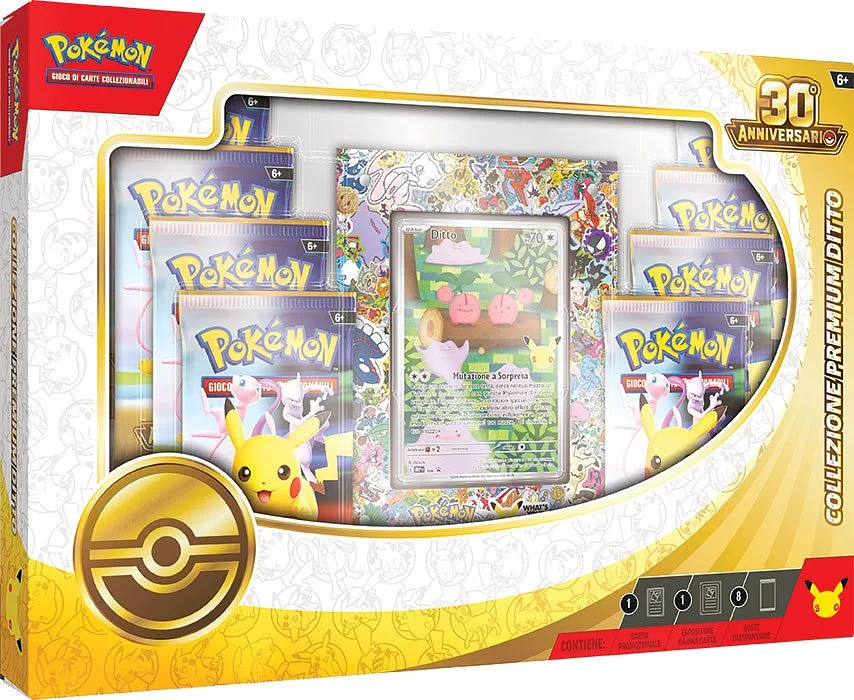 Pokemon ITA 30th Anniversario Premium-Kollektion Ditto