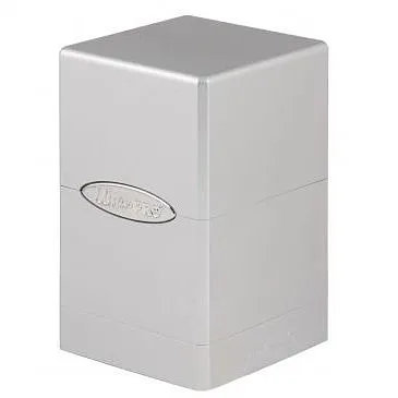 E-84850 SATIN TOWER METALLIC SILVER DECK BOX