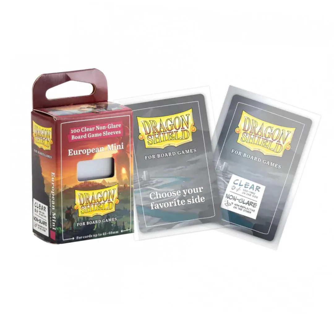 DS BOARD GAME SLEEVES - EUROPEAN MINI 45X68 (100) - (AT-60202)