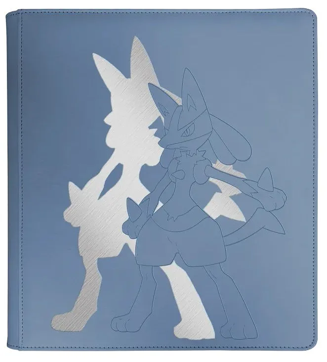 ULTRA PRO 9-Pocket Portfolio Zippered Pro-Binder Pokemon Lucario
