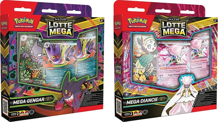 Pokemon ITA Kampfdeck Mega Gengar Ex / Diancie Ex