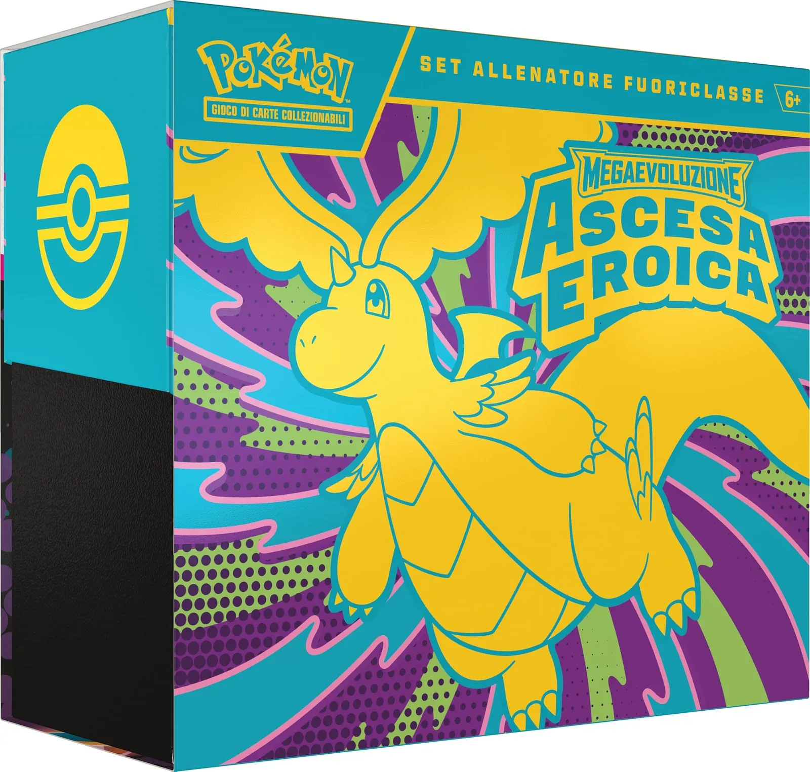 Pokémon GCC Mega-Entwicklung Ascesa Eroica – Top-Trainer-Box (ITA)