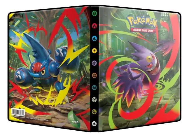 ULTRA PRO Portafolio de 4 bolsillos Pokemon MEGAEVO Fiamme Spettrali