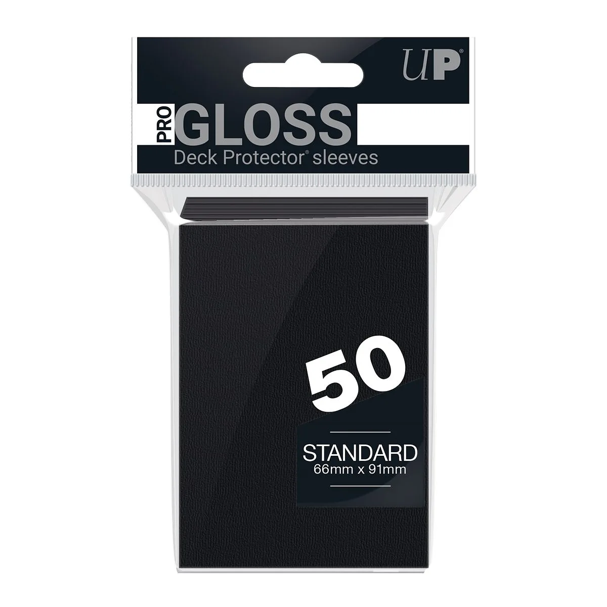 ULTRA PRO - 50 Kartenhüllen Standard Pro Gloss Black