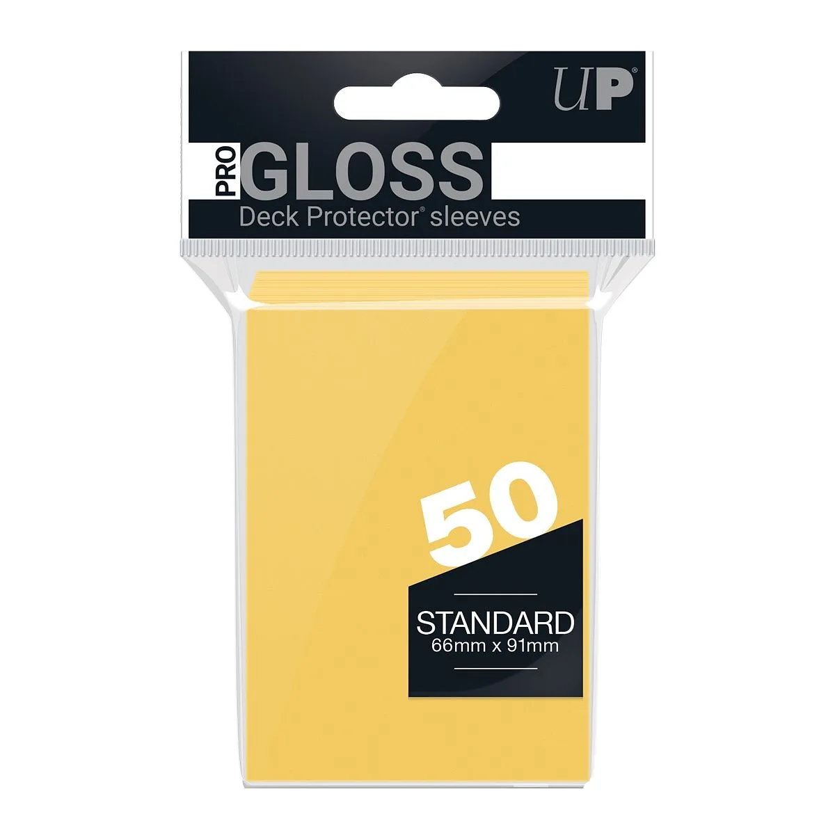 ULTRA PRO - 50 Kartenhüllen Standard Pro Gloss Yellow