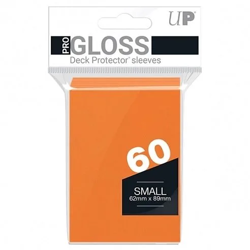 ULTRA PRO - 60 Deck Protector Sleeves Small Pro Gloss Orange