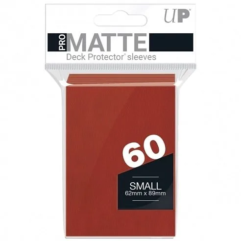 ULTRA PRO - 60 Deck Protector Sleeves Small Pro Matte Red