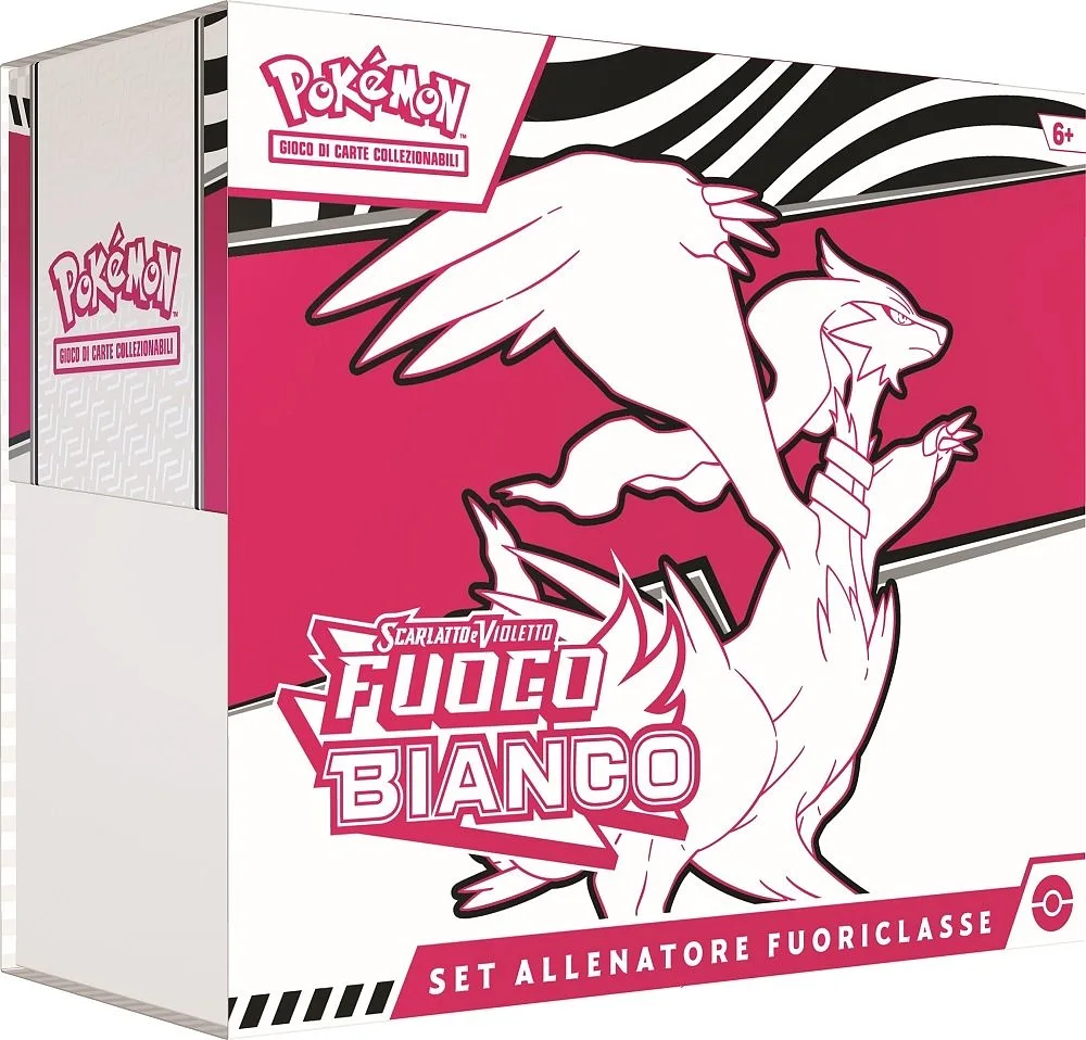 POKEMON - SV10.5 Top-Trainer-Box Feuer Weiss - ITA