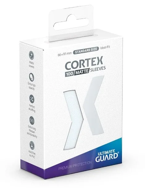 ULTIMATE GUARD Cortex Sleeves Standard Size Matte Transparent (100)