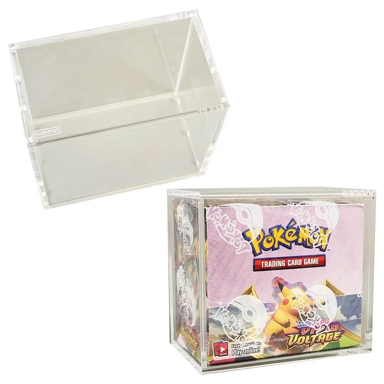 EVORETRO - Acryl magnetischer Schutzschirm Anzeigecase 36 Booster Karten Pokemon 1pz