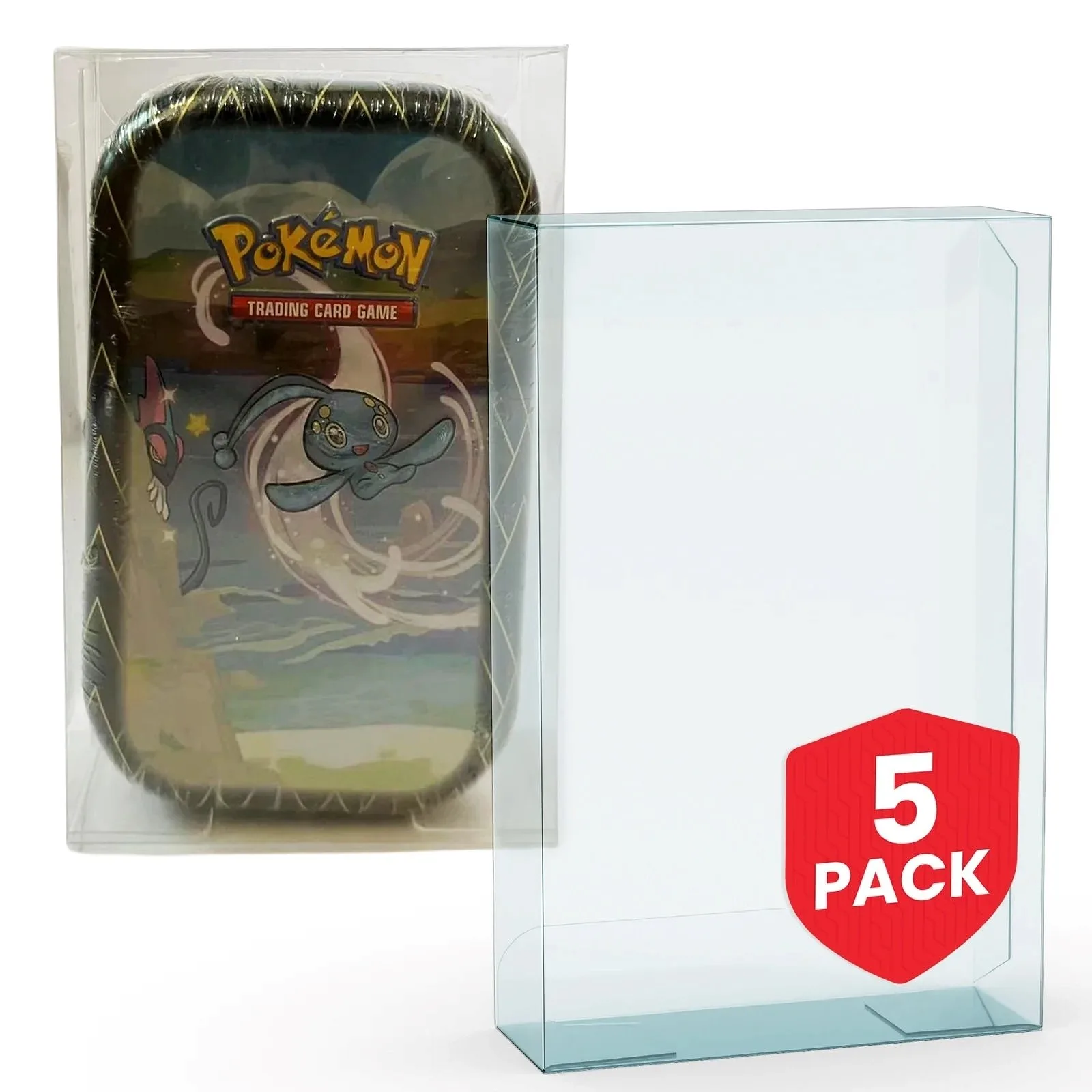 EVORETRO - PET Protector Mini Tin-Box-Box Pokemon 5pz