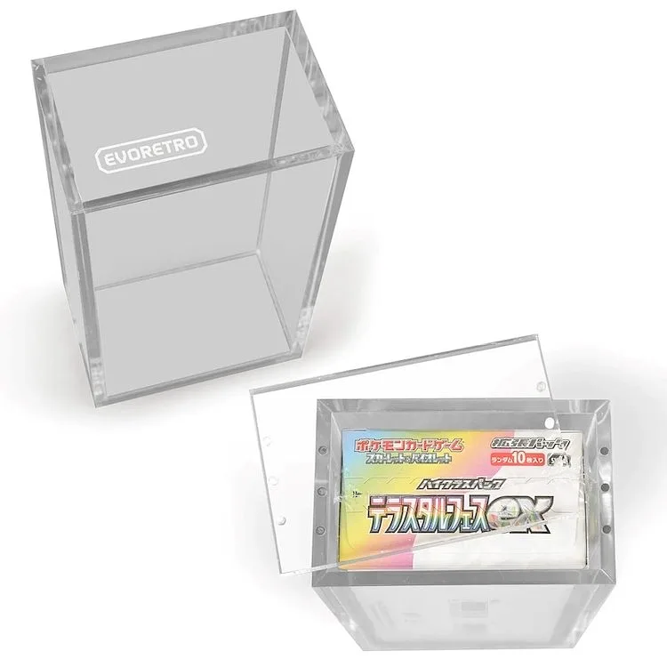 EVORETRO - Caja de Acrílico para Paquetes Jumbo de Booster Clase Alta Japonesa