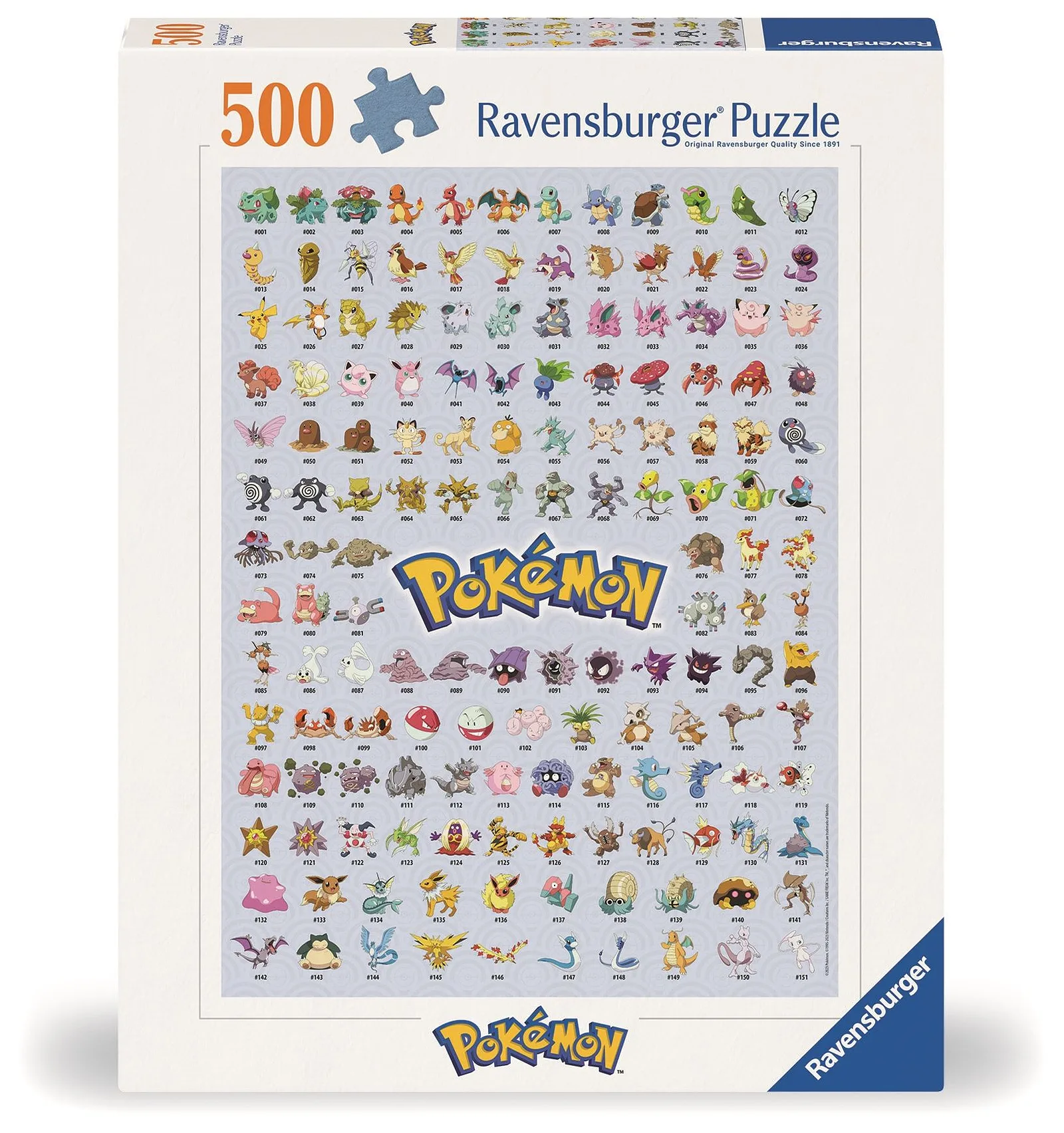 RAVENSBURGER Pokémon 500 stück