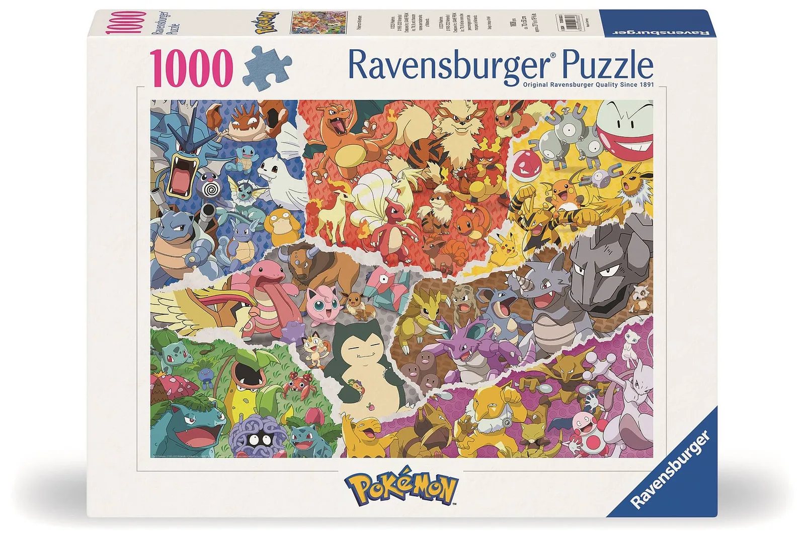 RAVENSBURGER Pokémon Puzzle lizenziert 1000 Stück