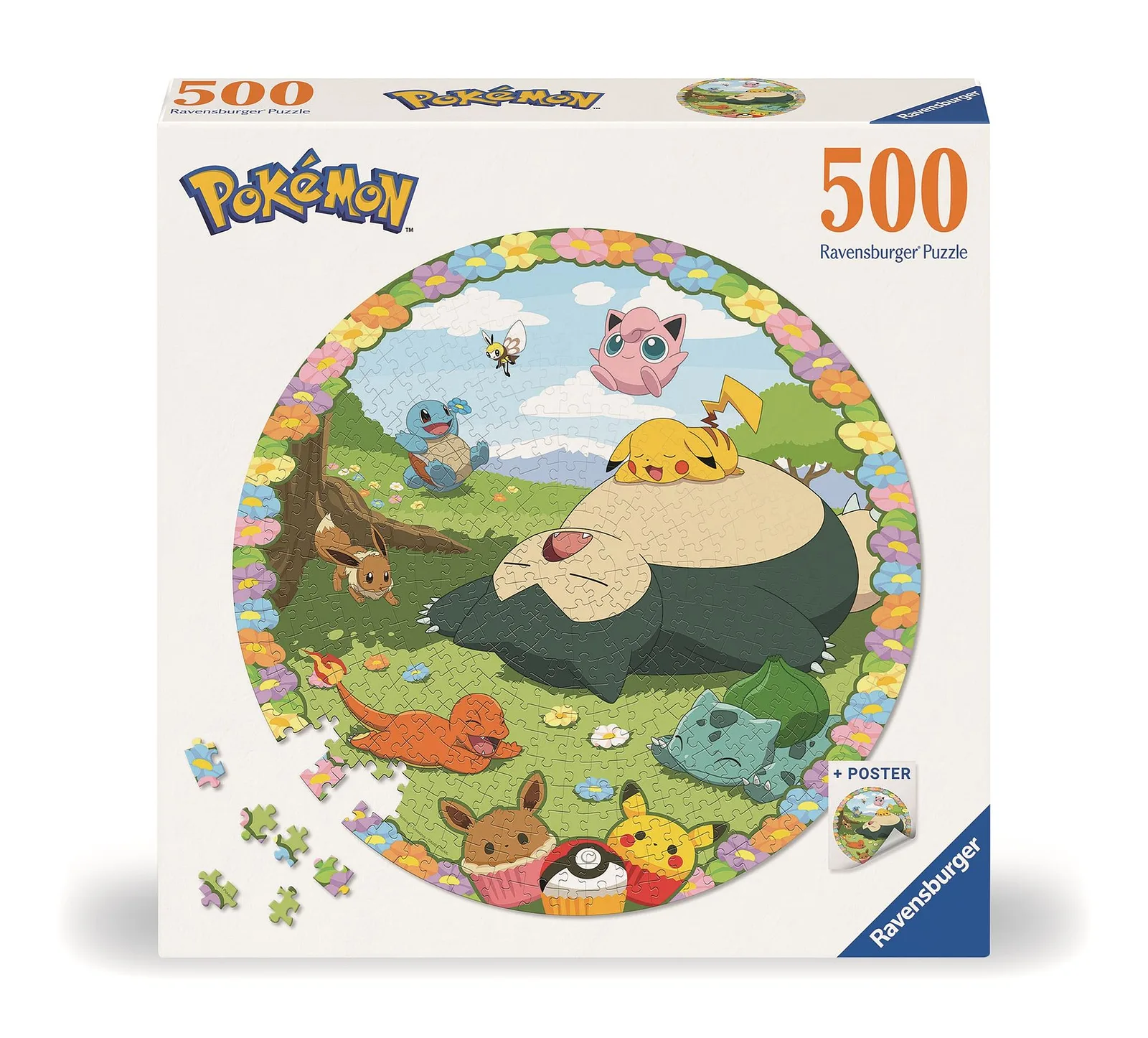 RAVENSBURGER Pokémon Round Round 500 pc