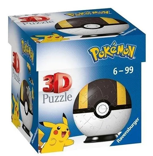 RAVENSBURGER Pokeball schwarz 3D Puzzleball 54 Teile