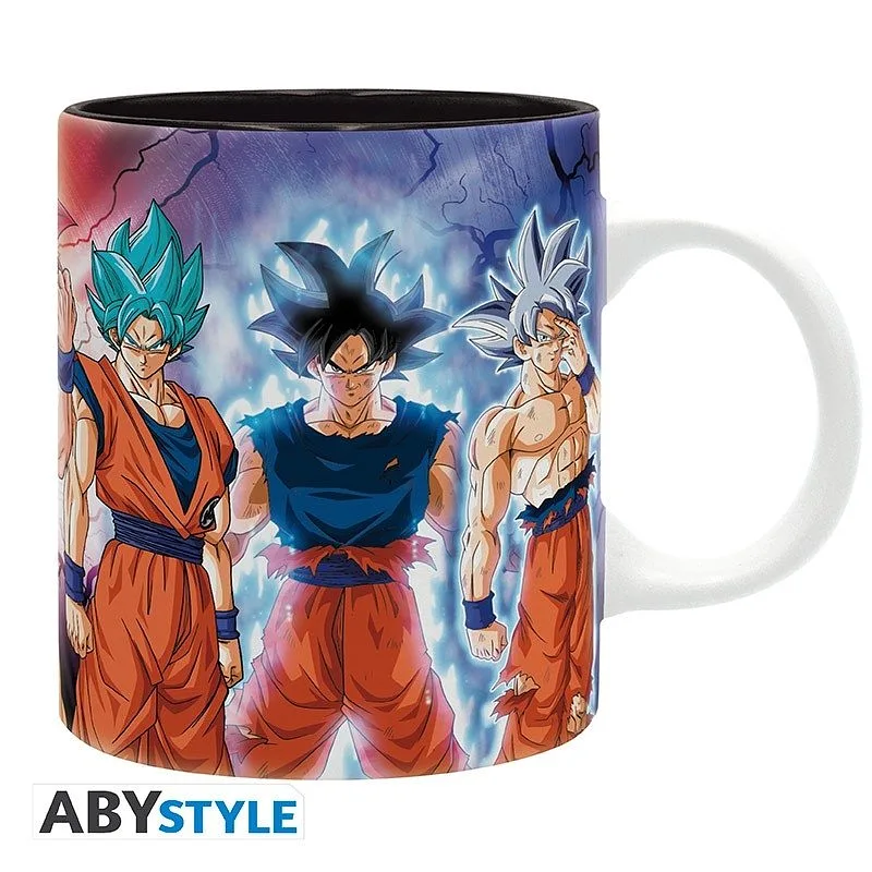 ABYSTYLE DRAGON BALL SUPER - Tasse 320 ml: "Goku Transformationen"