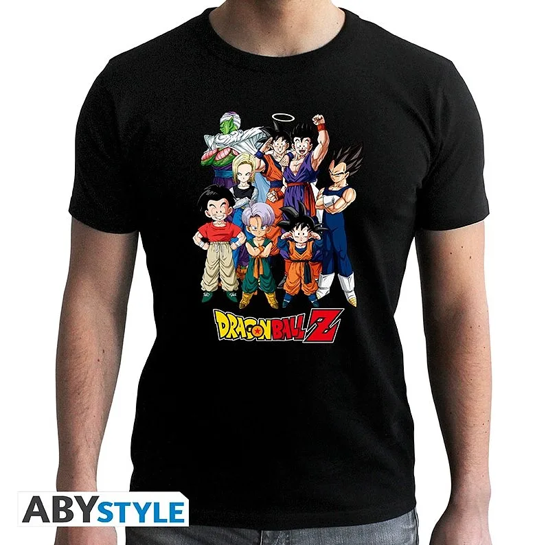 DRAGON BALL - Camiseta "DBZ/ Goku's grupo SEE TEX816*Small - Camisetas para hombres