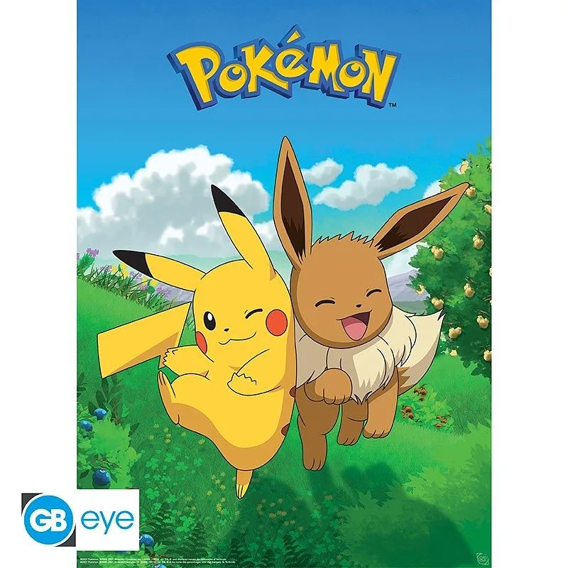 ABYSTYLE POKEMON - Set 2 Poster: "Umgebungen" (52x38)