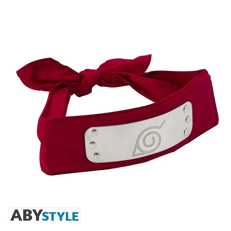 ABYSTYLE NARUTO SHIPPUDEN - Ninja-Frontscheibe Reproduktion - Konoha (Red)