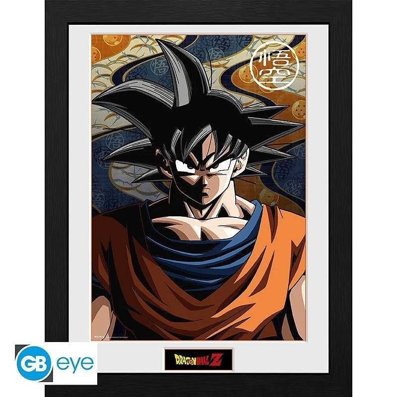ABYSTYLE DRAGON BALL - Poster in Rahmen: DBZ/"Goku" (30x40)