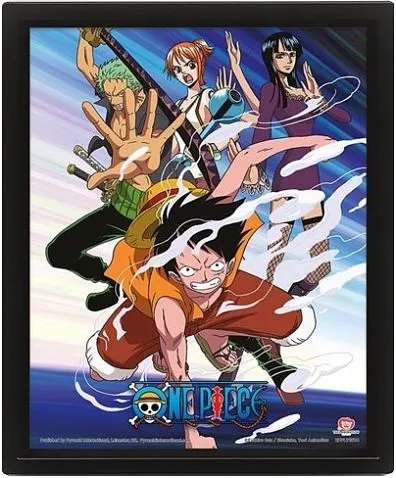 PYRAMID ONE PIECE (STRAW HAT PIRATES ASSAULT) - POSTER 3D LENTICULAR NICHT UNTERRICHTET