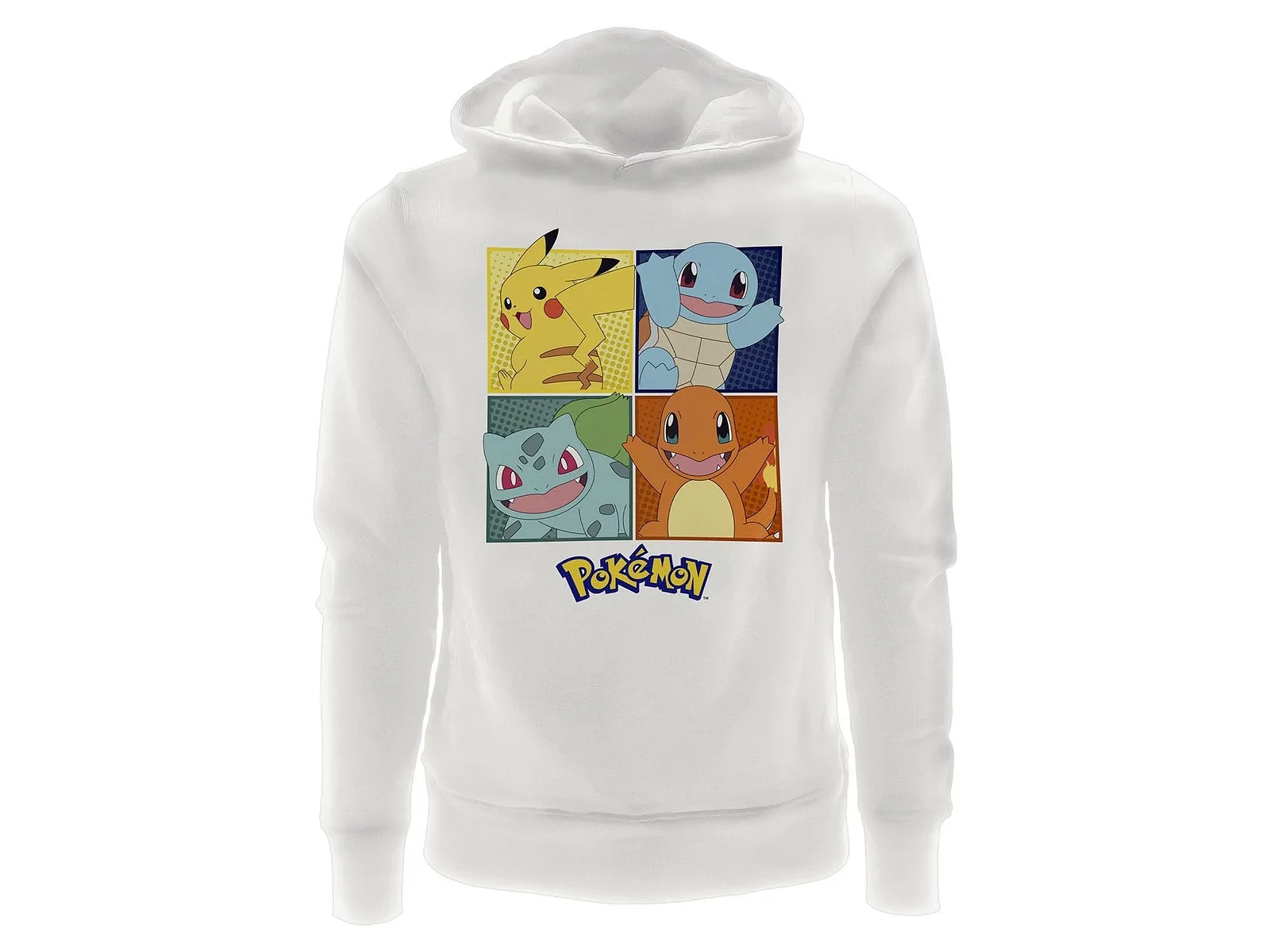 POKEMON PERSONAGGI FELPE 7-8 JAHRE WEISS