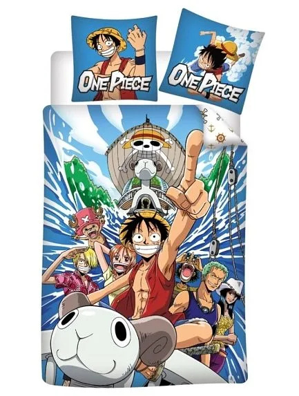 AyMax - ONE PIECE - Pappsack (140x200cm) + Federn (65x65cm) : "Luffys Crew"