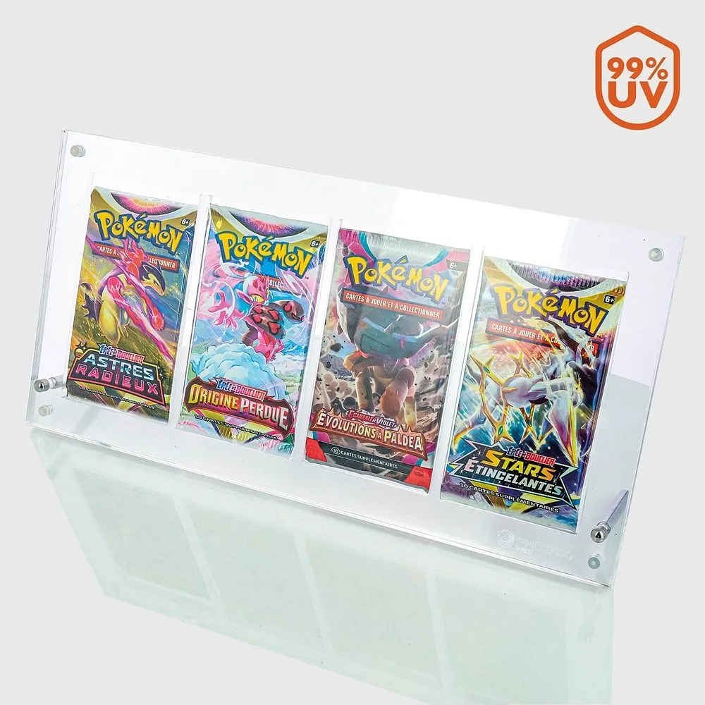 PHOENIX SHIELD 4 Slots Acryl Pokemon Booster Pack Halter