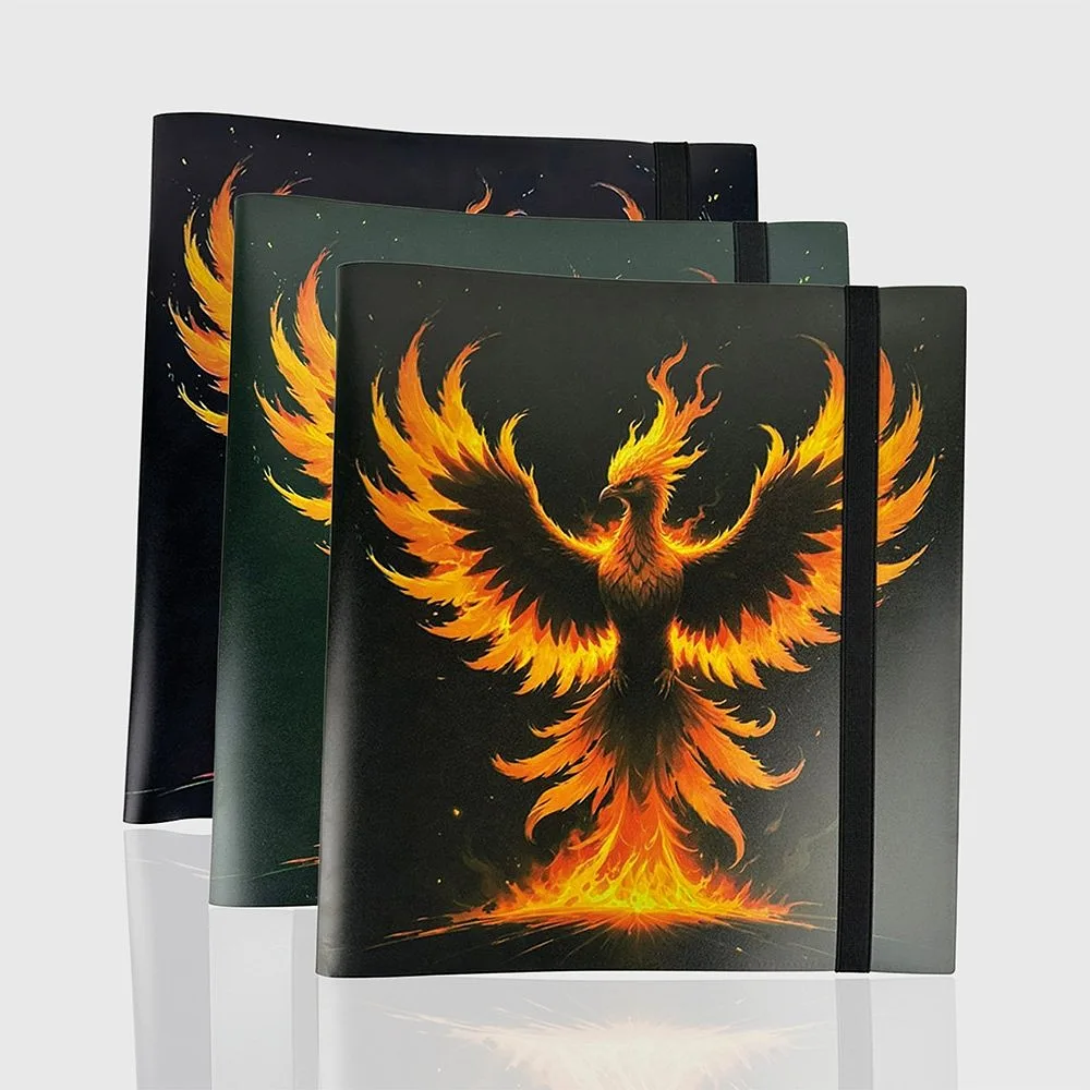 PHOENIX SHIELD Album Flex Toploader 9 Pockets / 12 Seiten Phoenix Mix Farbe