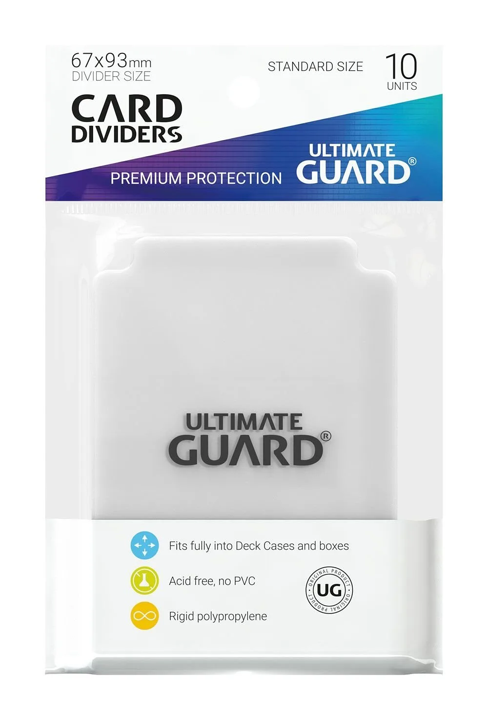 ULTIMATE GUARD Kartenunterteilungen Standardgröße transparent (10)