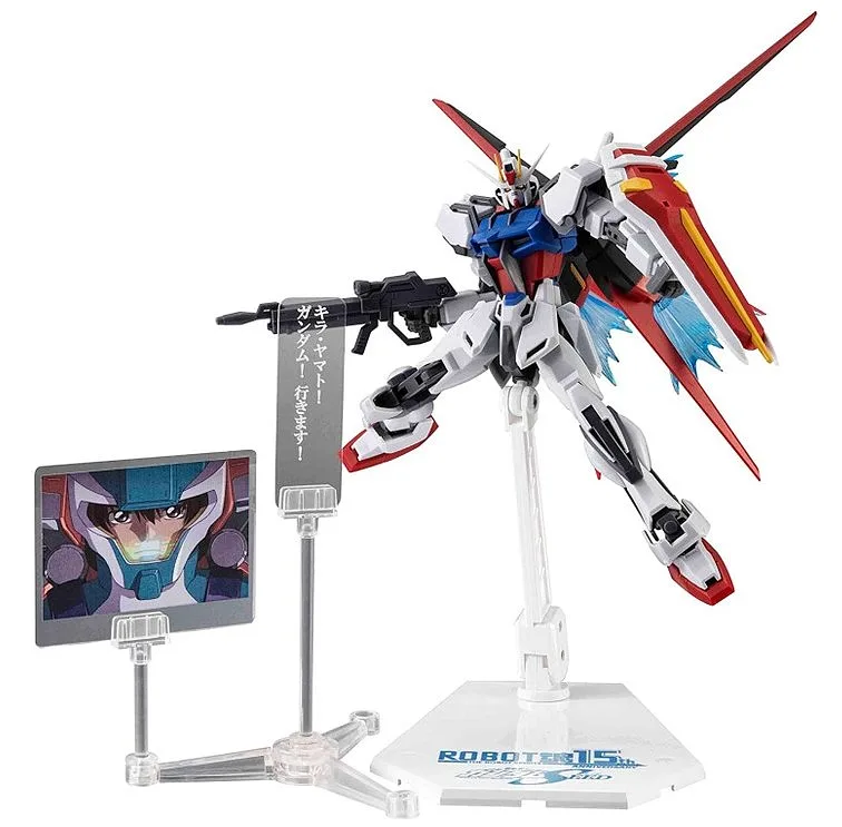 BANDAI - THE ROBOT SPIRITS SIDE MS GAT X105 AQM E X01 AILE STRIKE GUNDAM V ANIME ROBOT SPIRITS 15. JAHRESGEBURTSTAG