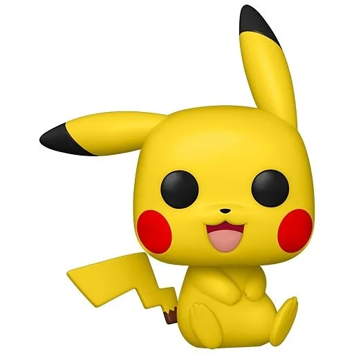 FUNKO POP Pokemon - 842 Pikachu (Sentado) 9 cm