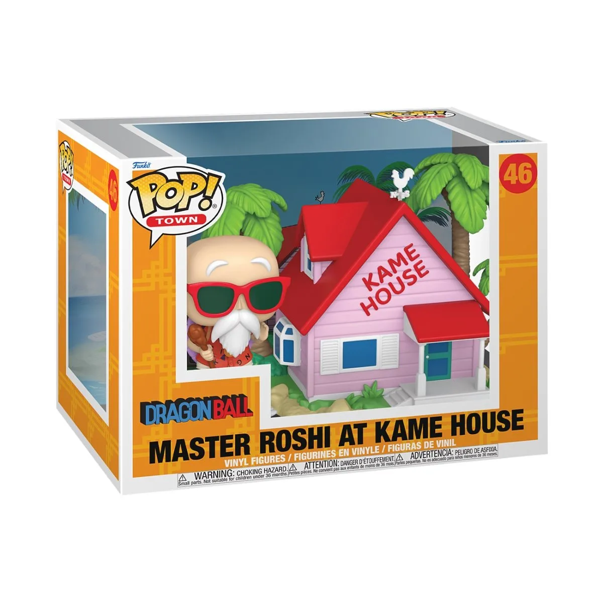FUNKO POP Town: Dragon Ball- Kame Haus w/Master Roshi