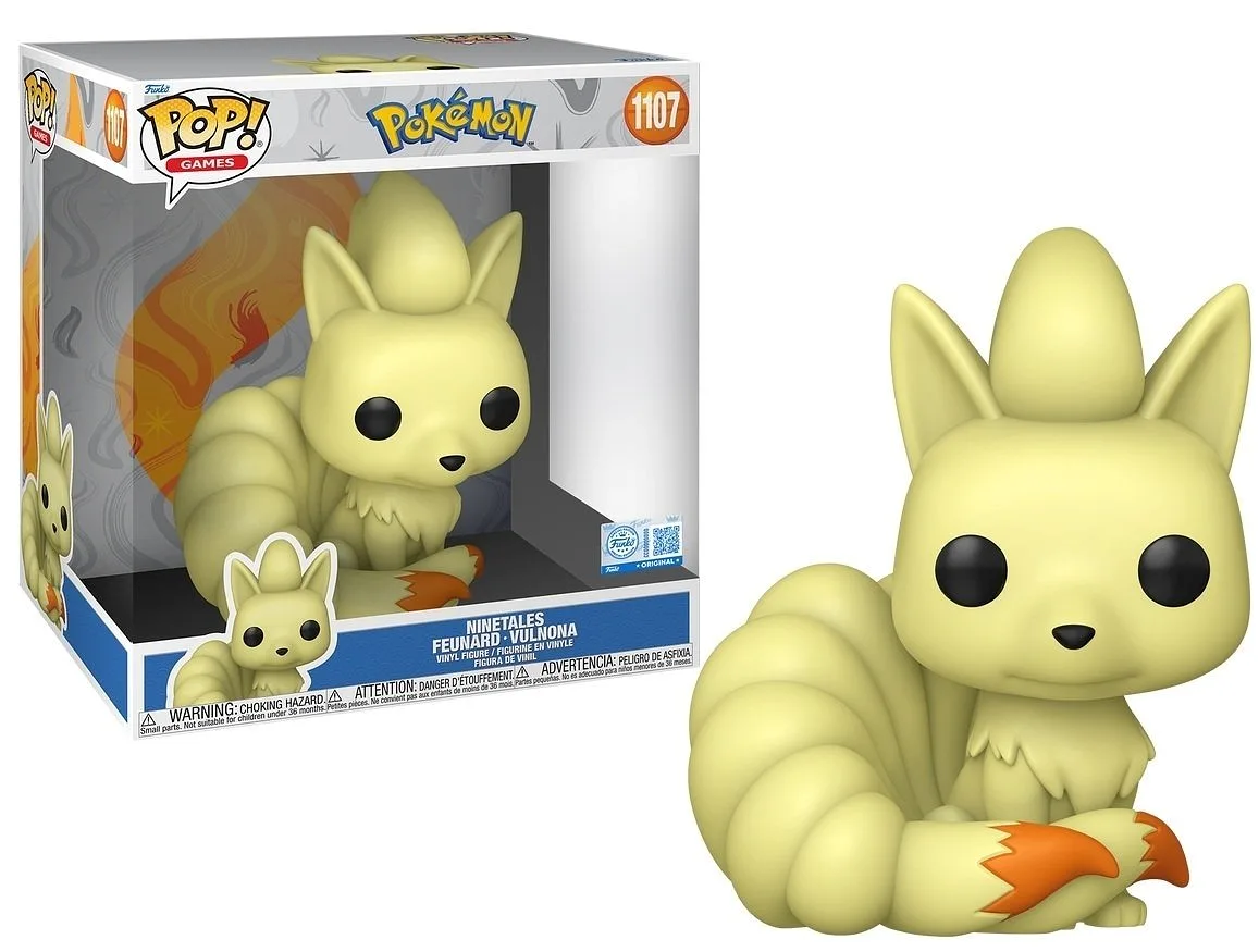 FUNKO POP Jumbo Pokemon - 1107 Ninetales (Exklusiv) 25cm