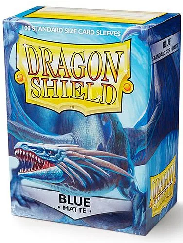DRAGON SHIELD Standard-Kartenhüllen Matt Blau 100pz
