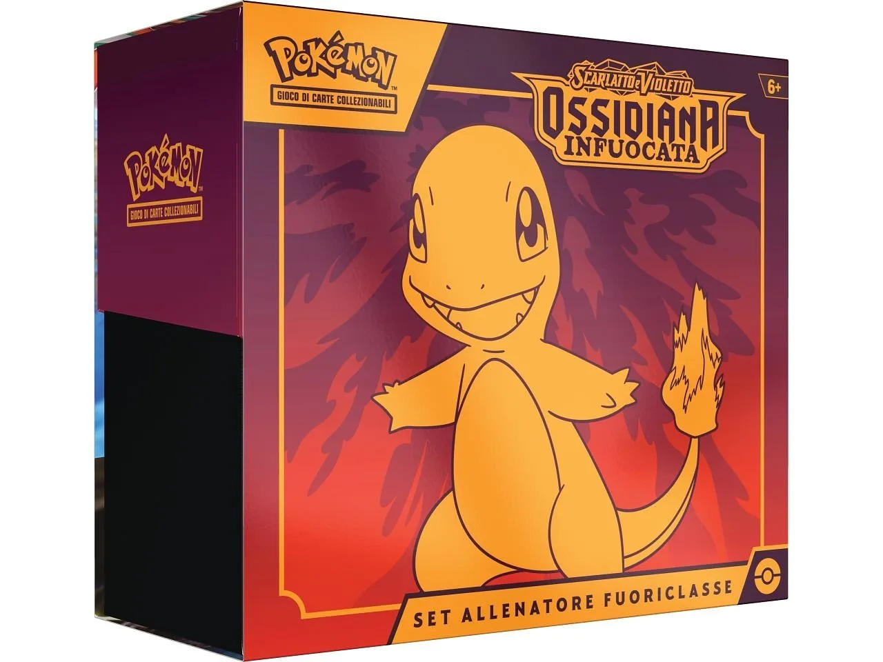 POKEMON - SV03 Top-Trainer-Box Karmesin & Purpur Obsidianflammen - ITA