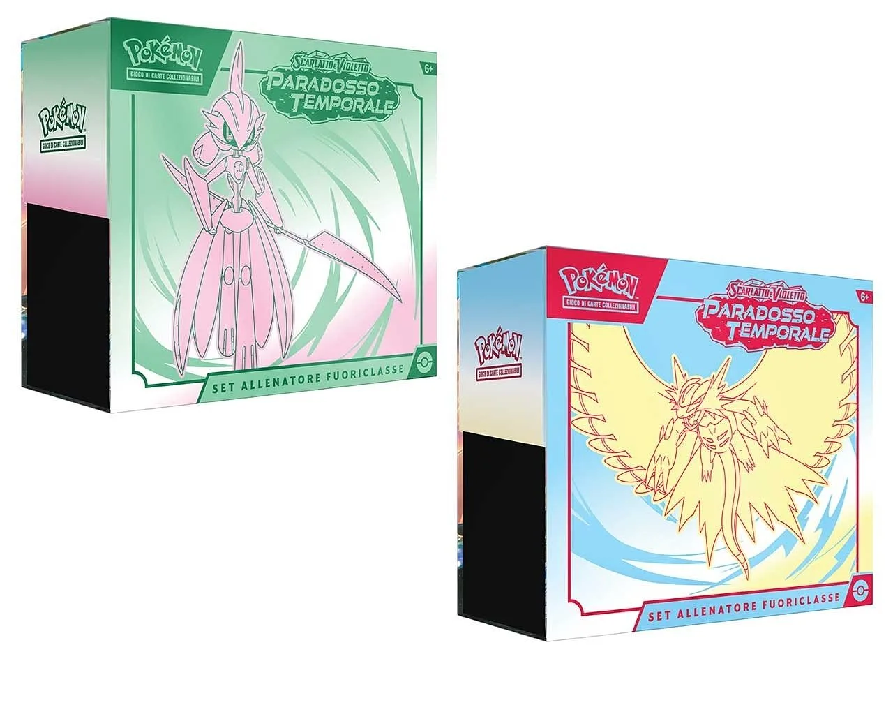 POKEMON - SV04 Top-Trainer-Box Karmesin & Purpur Zeitparadoxon - ITA