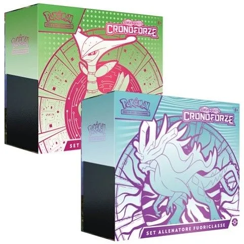 POKEMON - SV05 Top-Trainer-Box Karmesin & Purpur Chronokraft - ITA