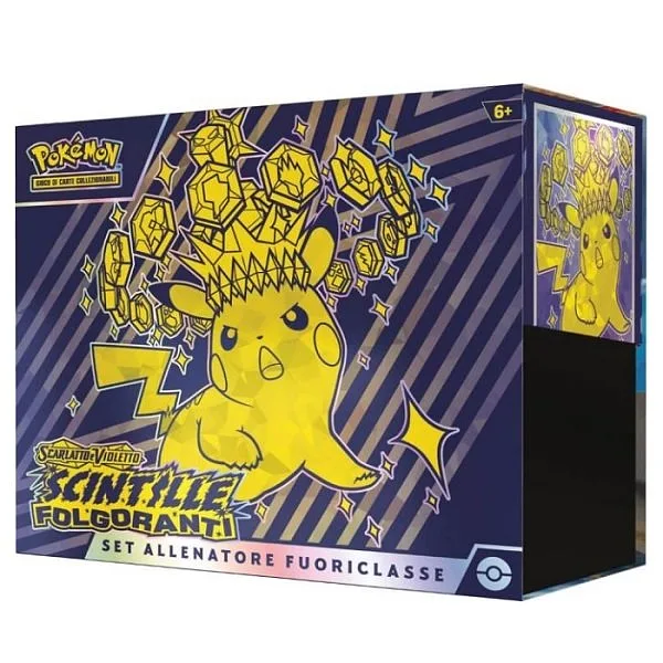 POKEMON - SV08 Stürmische Funken Top-Trainer-Box - ITA (Produkt in Lagerung)