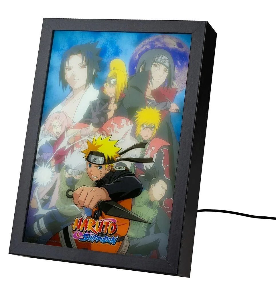 ERIK. POSTER LED MIT RAHMUNG VON NARUTO SHIPPUDEN