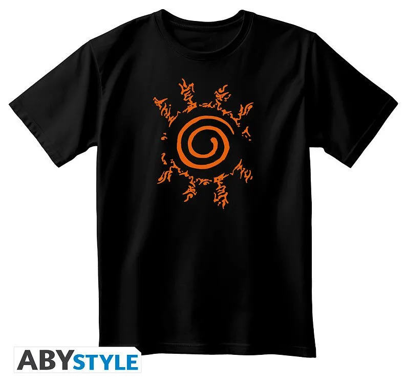 T-Shirt Naruto Shippuden Clan Uzumaki XL Black