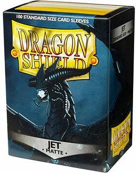 DRAGON SHIELD Standard-Kartenhüllen Matte Jet 100pz