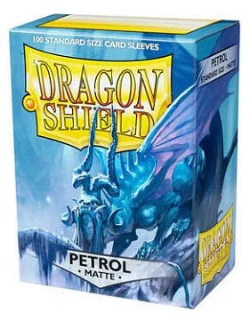 DRAGON SHIELD Standard-Kartenhüllen Matte Petrol 100pz