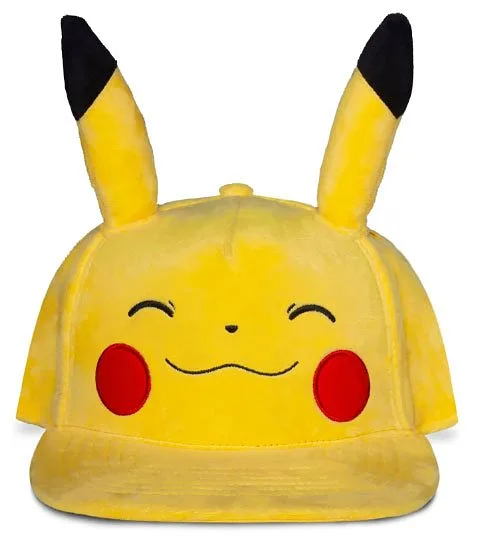 Pokemon Pikachu Lächelnde Plüsch Kappe